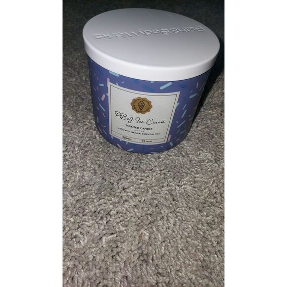 Bath and Body Works 3-Wick PB&J Ice Cream Candle - Picture 1 of 4